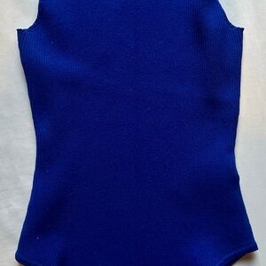 Royal Blue Bodysuit with Stretch Fabric